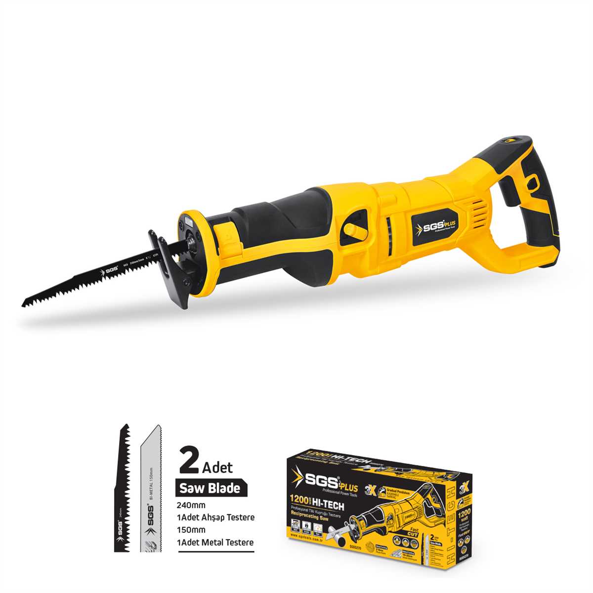SGS Tilki Kuyruğu Testere 1200 Watt (4/Koli)✓